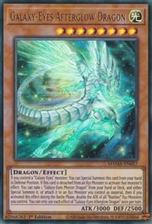 Galaxy-Eyes Afterglow Dragon (MAMA-EN057) - Ultra Rare - Magnificent Mavens