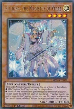Rilliona, the Magistus of Verre (MAMA-EN058) - Ultra Rare - 1st Edition - Magnificent Mavens