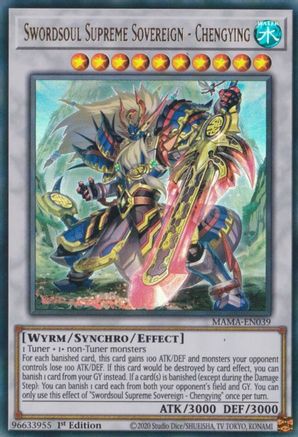 Swordsoul Supreme Sovereign - Chengying (MAMA-EN039) - Ultra Rare - 1st Edition - Magnificent Mavens