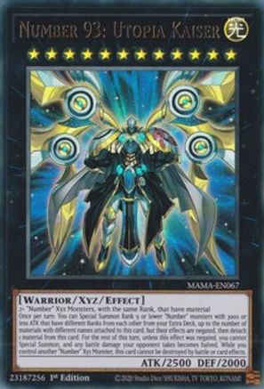 Number 93: Utopia Kaiser (MAMA-EN067) - Ultra Rare - Magnificent Mavens