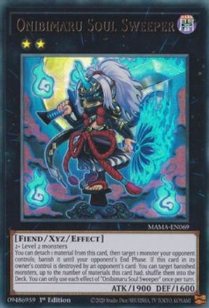 Onibimaru Soul Sweeper (MAMA-EN069) - Ultra Rare - 1st Edition - Magnificent Mavens