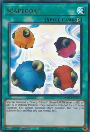 Scapegoat (MAMA-EN077) - Ultra Rare - 1st Edition - Magnificent Mavens