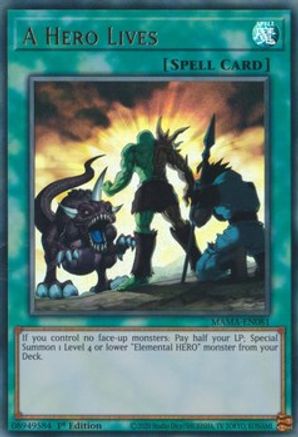 A Hero Lives (MAMA-EN081) - Ultra Rare - Magnificent Mavens