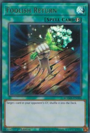 Foolish Return (MAMA-EN084) - Ultra Rare - 1st Edition - Magnificent Mavens