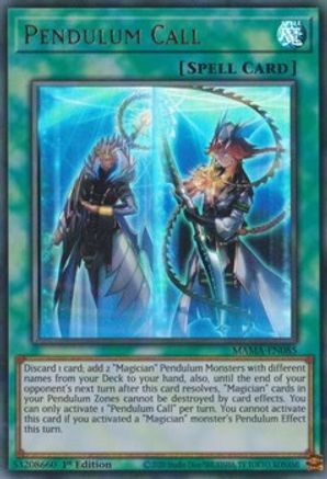 Pendulum Call (MAMA-EN085) - Ultra Rare - 1st Edition - Magnificent Mavens