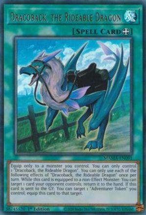 Dracoback, the Rideable Dragon (MAMA-EN091) - Ultra Rare - Magnificent Mavens