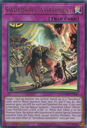 Swordsoul Assessment (MAMA-EN043) - Ultra Rare - 1st Edition - Magnificent Mavens