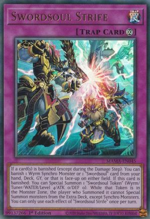Swordsoul Strife (MAMA-EN045) - Ultra Rare - Magnificent Mavens