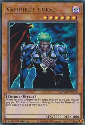 Vampire's Curse (MAMA-EN048) - Ultra Rare - Magnificent Mavens