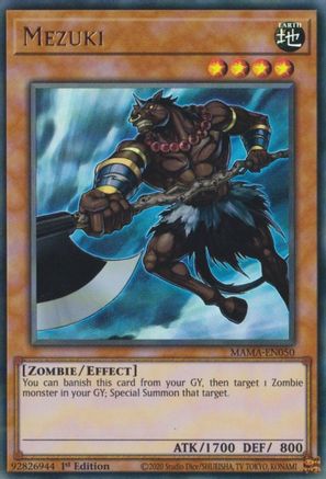 Mezuki (MAMA-EN050) - Ultra Rare - 1st Edition - Magnificent Mavens