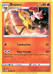 Braixen 26/195  - Uncommon - SWSH12: Silver Tempest