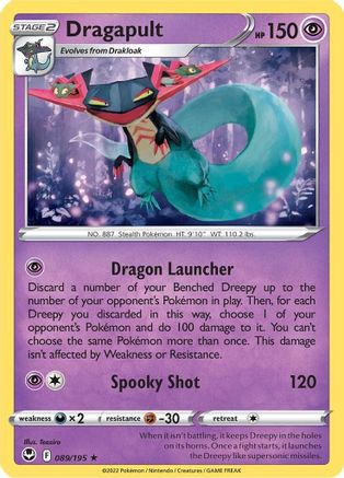Dragapult 89/195 Holofoil - Holo Rare - SWSH12: Silver Tempest