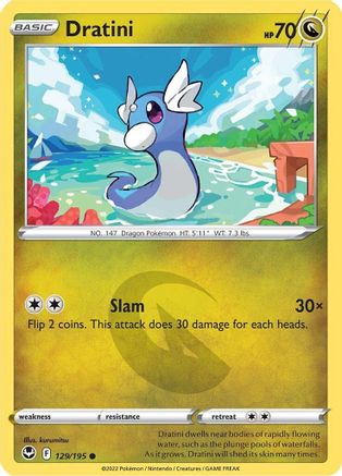 Dratini 129/195  - Common - SWSH12: Silver Tempest