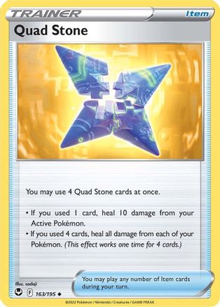 Quad Stone 163/195  - Uncommon - SWSH12: Silver Tempest