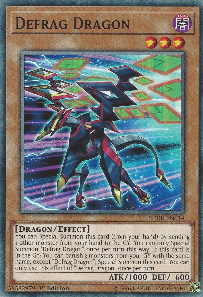 Defrag Dragon SDRR-EN014 (Structure Deck: Rokket Revolt)  - 1st Edition