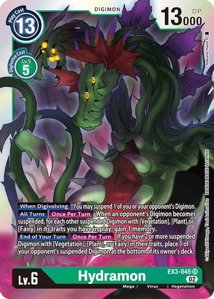 Hydramon (EX3-045) Foil Super Rare - Draconic Roar