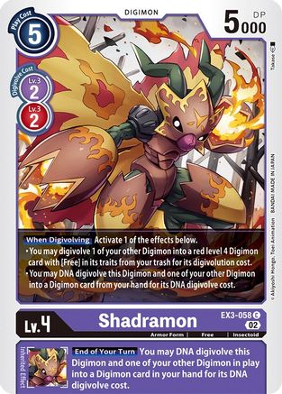 Shadramon (EX3-058)  Common - Draconic Roar