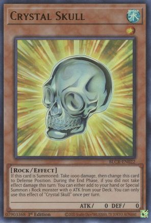 Crystal Skull (BLCR-EN022) - Ultra Rare - Battles of Legend: Crystal Revenge