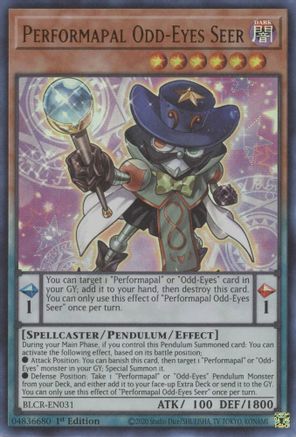Performapal Odd-Eyes Seer (BLCR-EN031) - Ultra Rare - Battles of Legend: Crystal Revenge