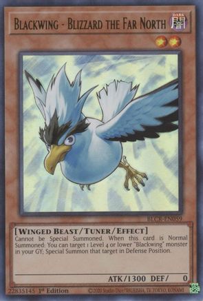 Blackwing - Blizzard the Far North (BLCR-EN059) - Ultra Rare - Battles of Legend: Crystal Revenge