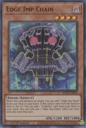 Edge Imp Chain (BLCR-EN078) - Ultra Rare - 1st Edition - Battles of Legend: Crystal Revenge