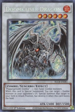 Doomkaiser Dragon (BLCR-EN081) - Secret Rare - Battles of Legend: Crystal Revenge
