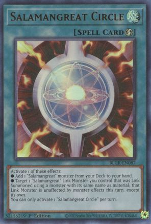 Salamangreat Circle (BLCR-EN087) - Ultra Rare - Battles of Legend: Crystal Revenge
