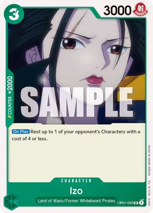 Izo (OP01-033) - Normal Uncommon - Romance Dawn