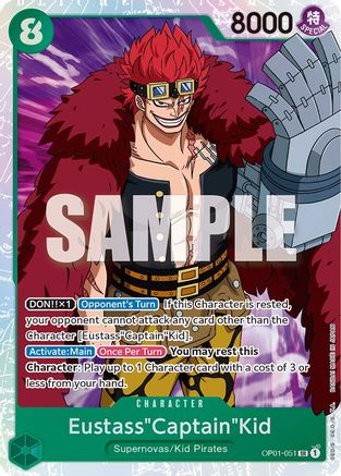 Eustass"Captain"Kid (OP01-051) - Foil Super Rare - Romance Dawn