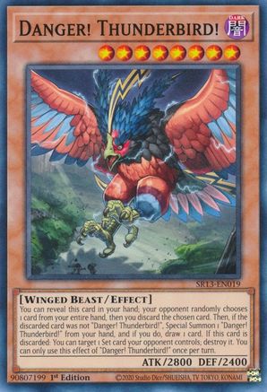 Danger! Thunderbird! (SR13-EN019) - Common - Structure Deck: Dark World