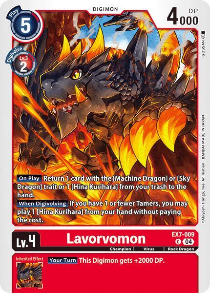 Lavorvomon EX7-009 C (Digimon LIBERATOR) 