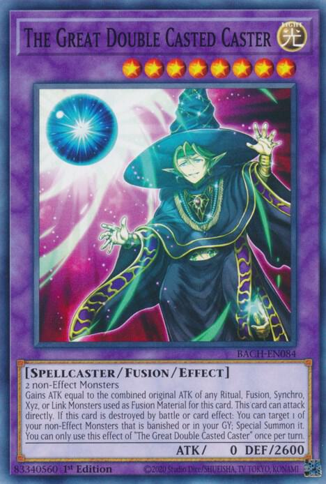 The Great Double Casted Caster BACH-EN084 (Battle of Chaos)  - 1st Edition