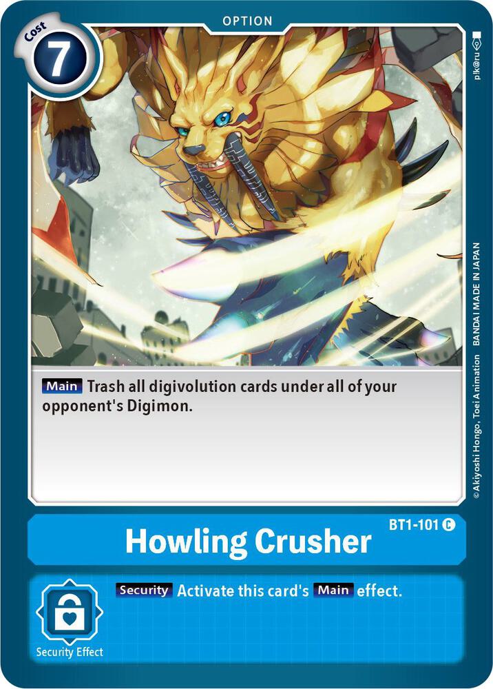 Howling Crusher BT1-101 C (Release Special Booster 1.0) 