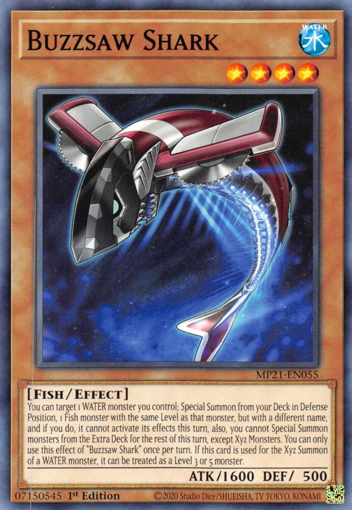 Buzzsaw Shark MP21-EN055 (2021 Tin of Ancient Battles)  - 1st Edition