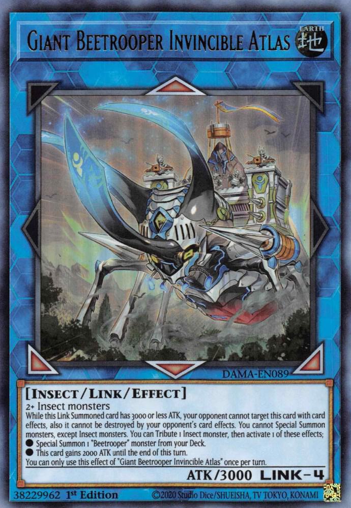 Giant Beetrooper Invincible Atlas DAMA-EN089 (Dawn of Majesty)  - 1st Edition