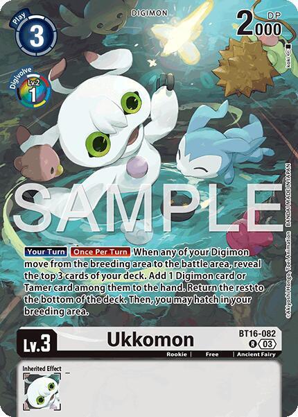 Ukkomon BT16-082 R (Limited Card Pack -Billion Bullet-)  - Foil