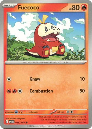 Fuecoco 36  - Common - SV01: Scarlet & Violet Base Set