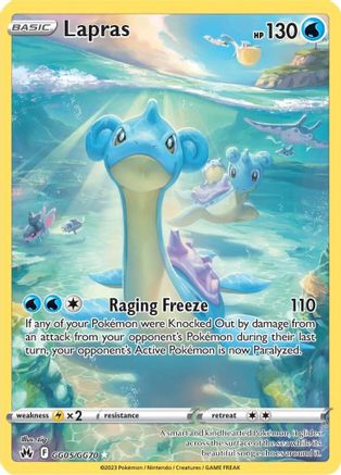 Lapras GG05/70 Holofoil - Ultra Rare - Crown Zenith: Galarian Gallery