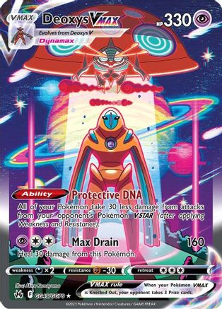 Deoxys VMAX GG45/70 Holofoil - Ultra Rare - Crown Zenith: Galarian Gallery