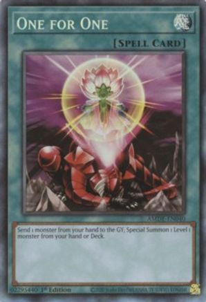 One for One (CR) (AMDE-EN040) - Collector's Rare - 1st Edition - Amazing Defenders