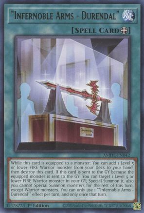 "Infernoble Arms - Durendal" (AMDE-EN042) - Rare - Amazing Defenders