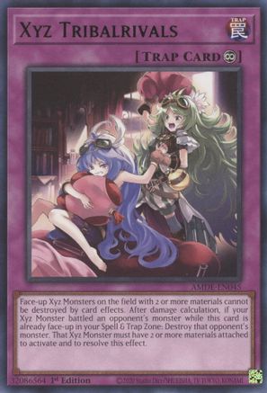 Xyz Tribalrivals (AMDE-EN045) - Rare - 1st Edition - Amazing Defenders