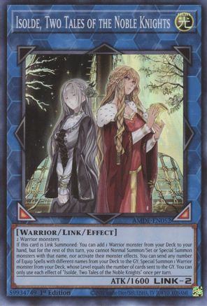Isolde, Two Tales of the Noble Knights (AMDE-EN052) - Super Rare - Amazing Defenders
