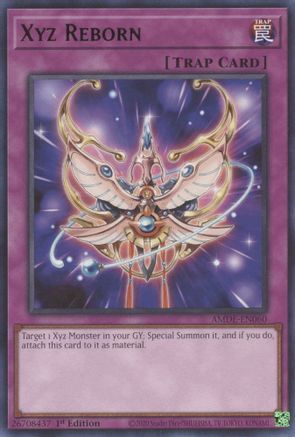 Xyz Reborn (AMDE-EN060) - Rare - 1st Edition - Amazing Defenders