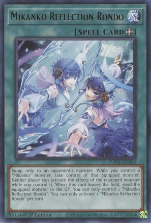 Mikanko Reflection Rondo (AMDE-EN033) - Rare - 1st Edition - Amazing Defenders