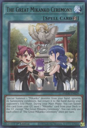 The Great Mikanko Ceremony (AMDE-EN029) - Rare - Amazing Defenders