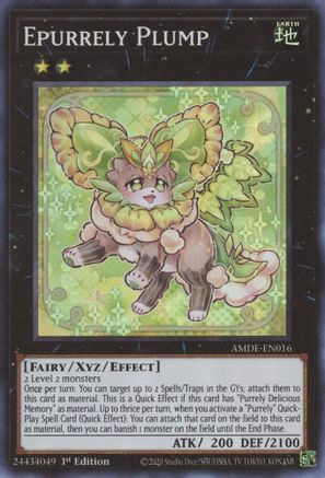 Epurrely Plump (AMDE-EN016) - Super Rare - Amazing Defenders