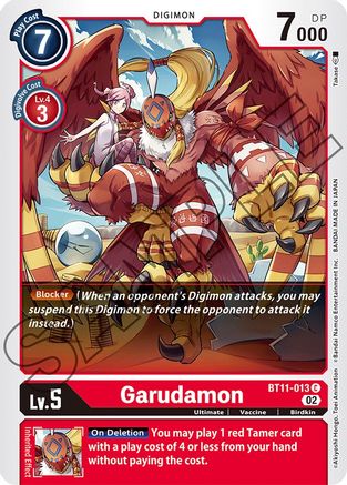Garudamon (BT11-013)  Common - Dimensional Phase