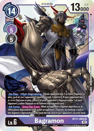 Bagramon (BT11-088) Foil Super Rare - Dimensional Phase
