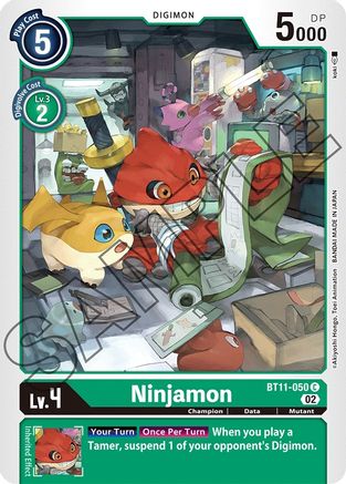 Ninjamon (BT11-050)  Common - Dimensional Phase